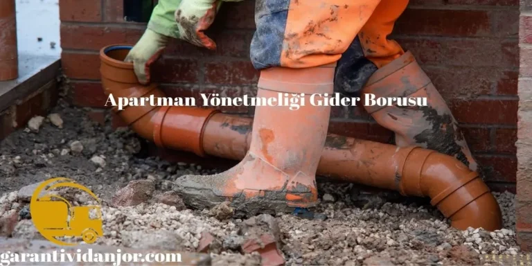 Apartman Yönetmeliği Gider Borusu